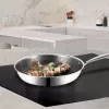Maestro MR-1214-20 Sartén profesional 20 cm, aluminio forjado, recubrimiento antiadherente de granito, apta para inducción, Negro/Gris