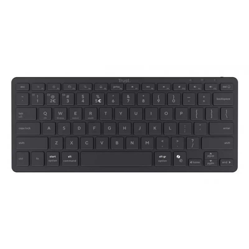Trust Nado II Teclado inalámbrico US QWERTY Negro