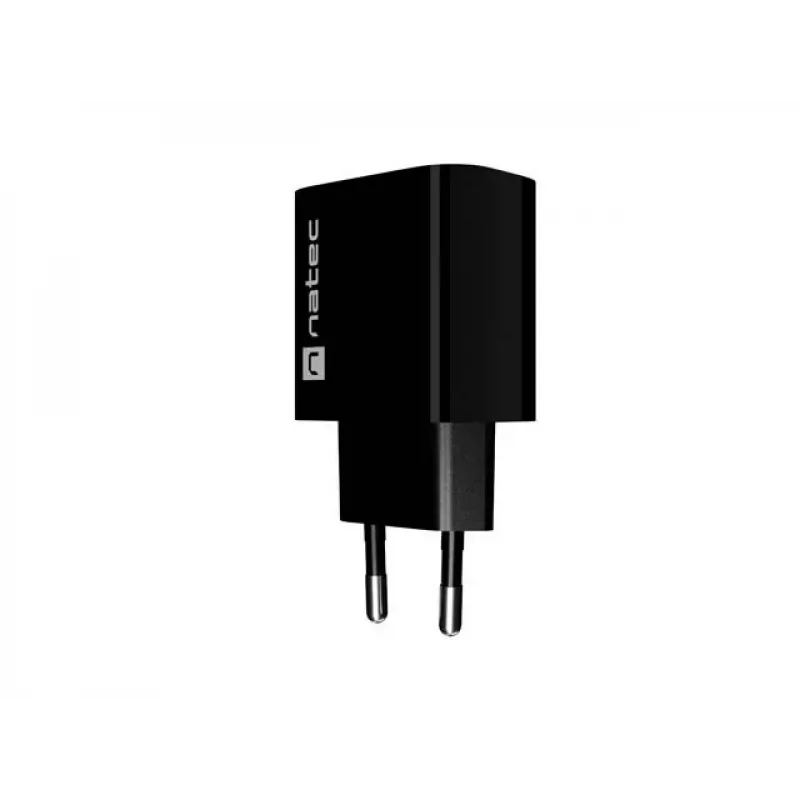 NATEC Ribera Cargador de pared 1x USB-A + 1x USB-C 20W Negro