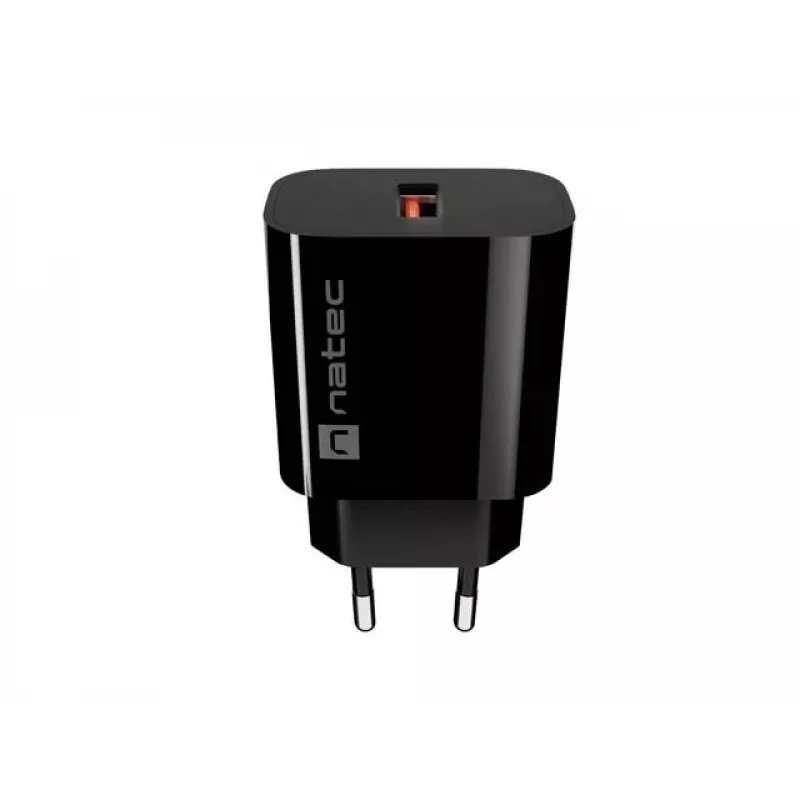 Natec Ribera Cargador de pared USB-A 18W Negro