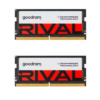 GOODRAM RIVAL SODIMM DDR5 32GB (2x16GB) 5600MHz CL40 Single Rank Memoria RAM para portátil