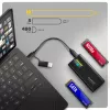 AXAGON EEM2-SD2B Carcasa externa 10Gbps M.2 NVMe/SATA SSD con indicador LED, USB-C, Negro