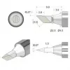 iFixit FixHub punta de soldar cuchillo 2,5 mm plata