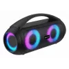 Denver BTG-618 altavoz Bluetooth portátil para fiestas 200W con luces LED, negro