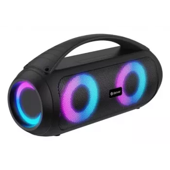 Denver BTG-618 altavoz Bluetooth portátil para fiestas 200W con luces LED, negro