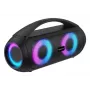 Denver BTG-618 altavoz Bluetooth portátil para fiestas 200W con luces LED, negro