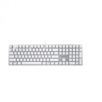 CHERRY KC 200 MX teclado mecánico con cable, tamaño completo, CHERRY MX Brown, distribución US, blanco
