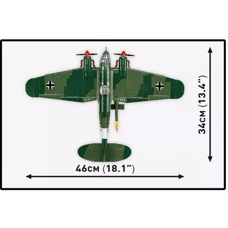 COBI Heinkel HE 111 H-22 con bomba volante V1 set de bloques de construcción 927 piezas