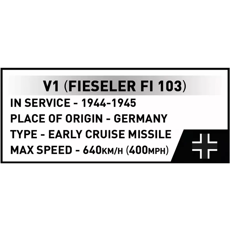 COBI Heinkel HE 111 H-22 con bomba volante V1 set de bloques de construcción 927 piezas