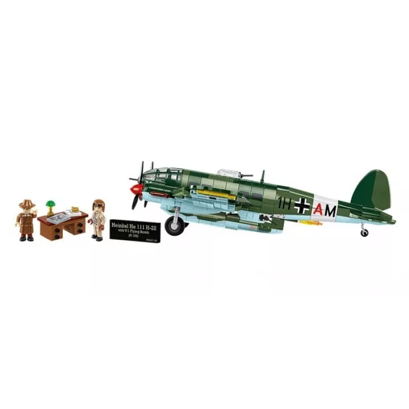 COBI Heinkel HE 111 H-22 con bomba volante V1 set de bloques de construcción 927 piezas