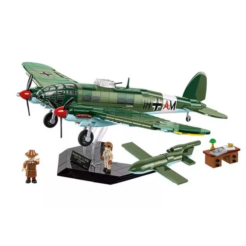 COBI Heinkel HE 111 H-22 con bomba volante V1 set de bloques de construcción 927 piezas