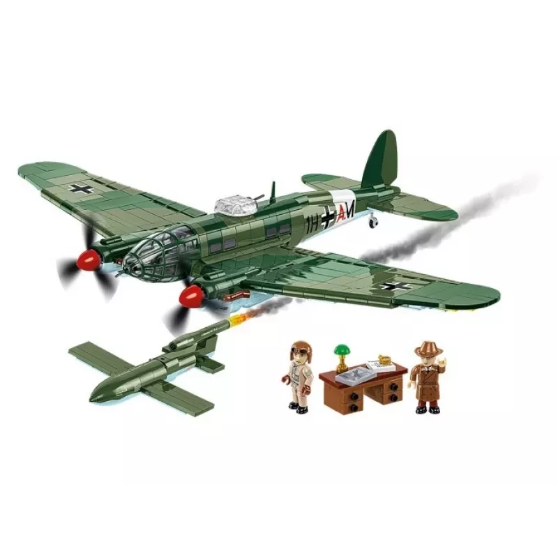 COBI Heinkel HE 111 H-22 con bomba volante V1 set de bloques de construcción 927 piezas