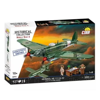 COBI Heinkel HE 111 H-22 con bomba volante V1 set de bloques de construcción 927 piezas