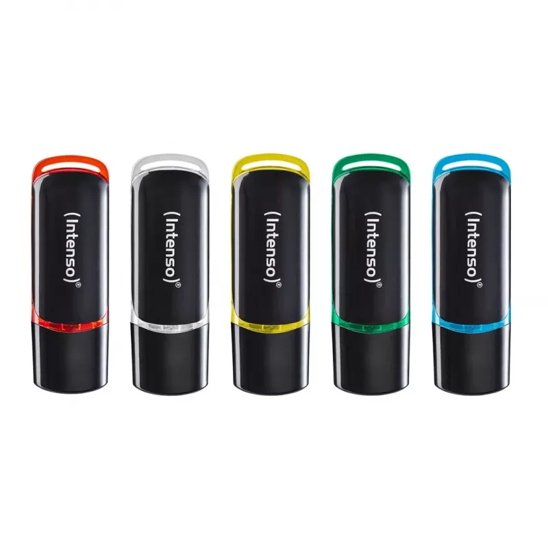 Intenso Business Line 64GB USB 2.0 unidad flash pack de 5 (colores surtidos)