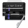 ICY BOX FatCage 2x 2.5/3.5 SATA HDD/SSD RAID 1 en bahía de 5.25 negro/plata