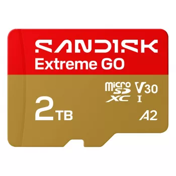 SanDisk Extreme Go microSD UHS-I 2TB 240MB/s tarjeta de memoria