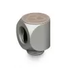 Thermal Grizzly DeltaMate racor giratorio - 90°, níquel mate, pack de 6