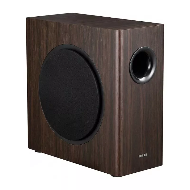 Edifier T5s subwoofer activo madera (marrón) - 70W RMS, altavoz de graves de 8