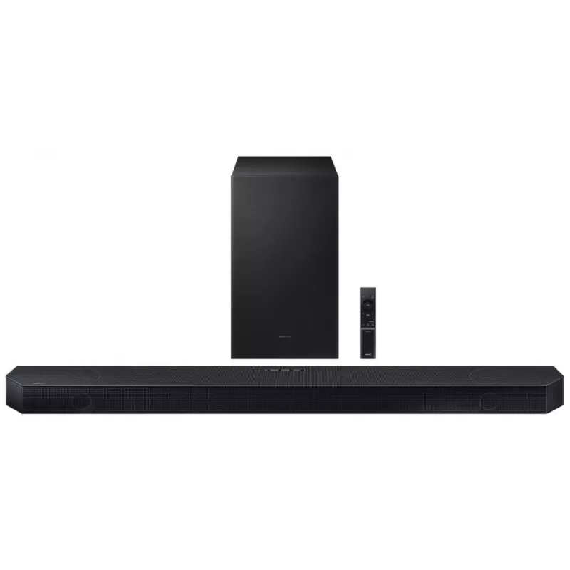 Barra de sonido Samsung HW-Q600H 3.1.2 canales con subwoofer inalámbrico, Dolby Atmos, DTS:X, Bluetooth, Negro