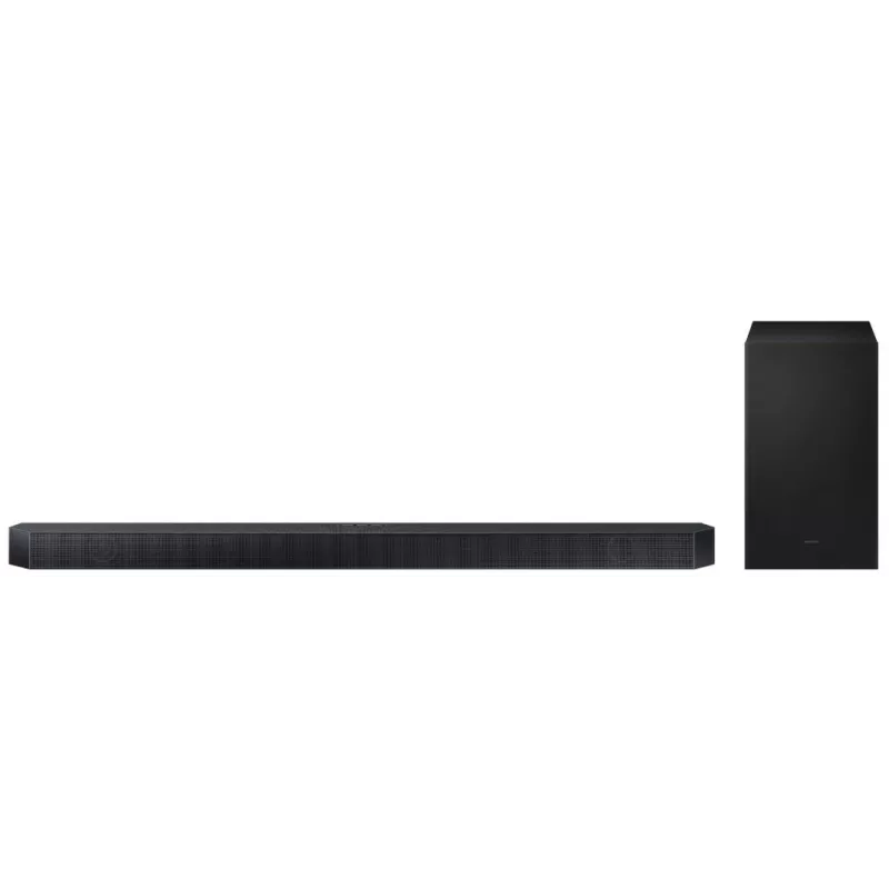 Barra de sonido Samsung HW-Q600H 3.1.2 canales con subwoofer inalámbrico, Dolby Atmos, DTS:X, Bluetooth, Negro