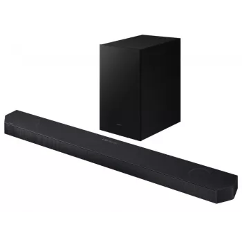 Barra de sonido Samsung HW-Q600H 3.1.2 canales con subwoofer inalámbrico, Dolby Atmos, DTS:X, Bluetooth, Negro