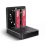 AXAGON ADSA-M2C22 Docking Station, función de clonación dual de SSD, USB-C 3.2 20 Gbit/s