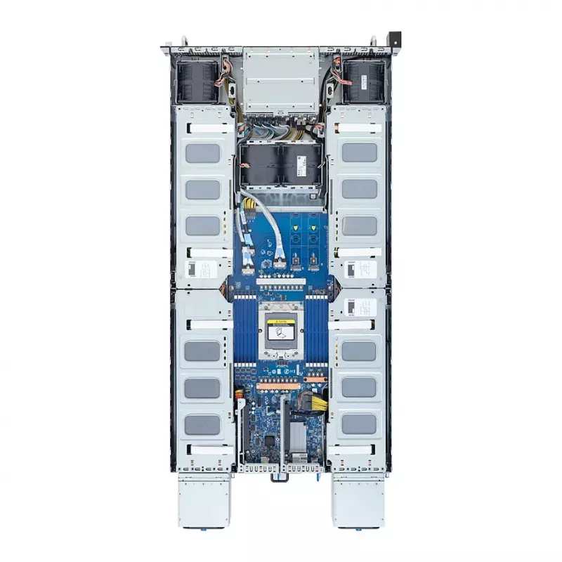 Gigabyte G294-Z21-AAP2 Servidor rack 2U, Single Socket SP5, AMD EPYC 9004, 12x DDR5, 8x PCIe Gen5, 2x 2200W Redundant PSU