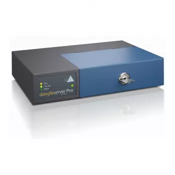 SEH dongleserver Pro (UK) - Servidor de dispositivos USB con 5 puertos USB 2.0, Gigabit Ethernet, conector UK