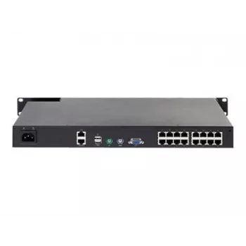 APC KVM1116R Conmutador KVM - 1 usuario local, 16 puertos, VGA, USB, montaje en rack 1U
