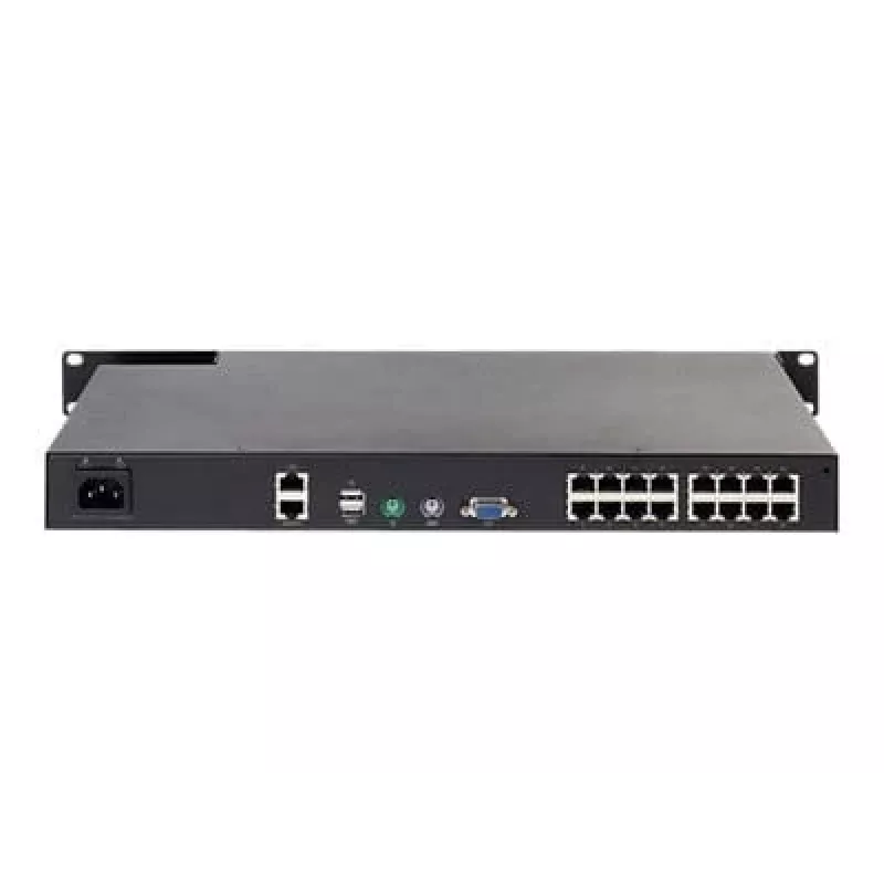 APC KVM1116R Conmutador KVM - 1 usuario local, 16 puertos, VGA, USB, montaje en rack 1U