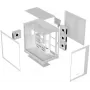 Krux Atron Caja de PC semitorre blanca con cristal templado