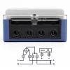 Qoltec Medidor de energía electrónico monofásico 230V 5(60)A LCD