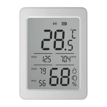 SONOFF AirGuard TH SNZB-02DR2 Sensor ZigBee de temperatura y humedad con LCD