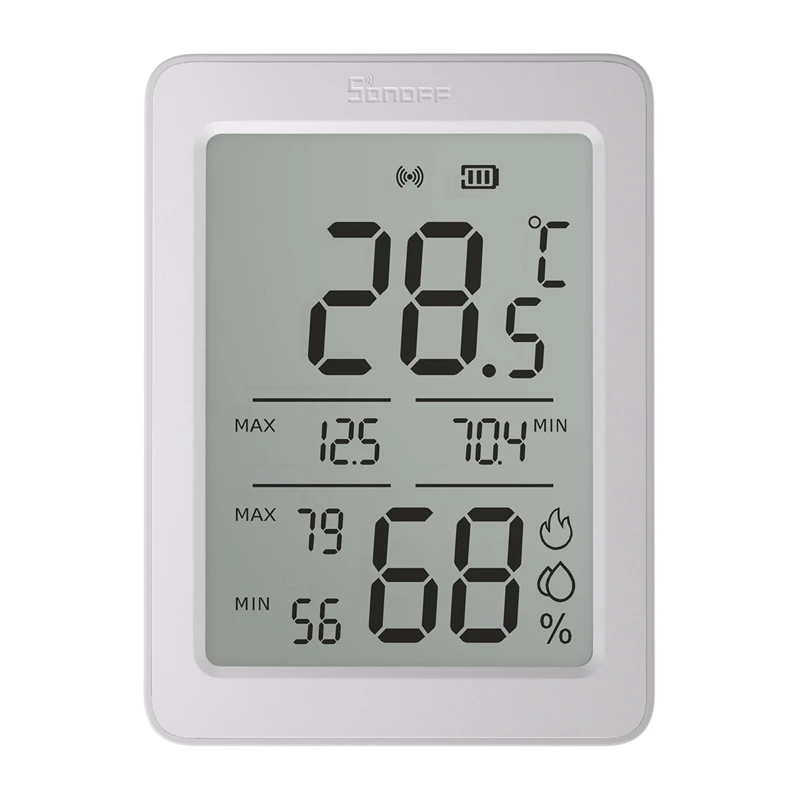 SONOFF AirGuard TH SNZB-02DR2 Sensor ZigBee de temperatura y humedad con LCD