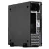 Akyga AK-502-02BK Caja de PC SFF, Micro-ATX / Mini-ITX, 2x USB 3.0, sin fuente de alimentación, negra