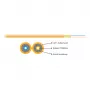 EFB-ELEKTRONIK Cable de conexión I-V(ZN)H 2x1E 9/125µm OS2 Monomodo Dúplex Zipcord, LSZH, amarillo, 2,8x5,7mm