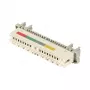 EFB-Elektronik Regleta de separación LSA 2/10 a 10DA para montaje en barras redondas, sin código de color (46005.2)