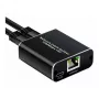 ALLNET ALL-NS1003 Switch de red Gigabit Ethernet de 3 puertos no gestionado, sin ventilador, carcasa metálica