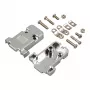 EFB E-DH09 Tapa D-Sub metalizada para DB9, gris