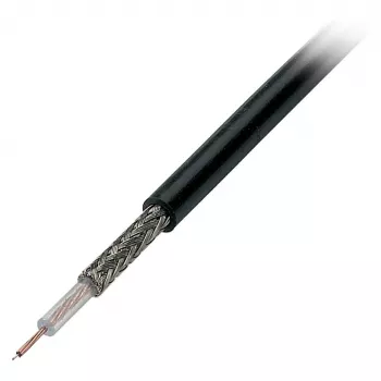 EFB Elektronik Cable coaxial RG174 U, 50 Ohm, negro