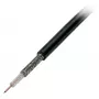 EFB Elektronik Cable coaxial RG174 U, 50 Ohm, negro