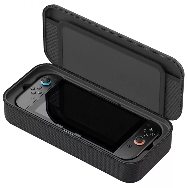 Venom Charging Case para Nintendo Switch 2 - Funda rígida de transporte con batería externa de 10.000 mAh, Negro