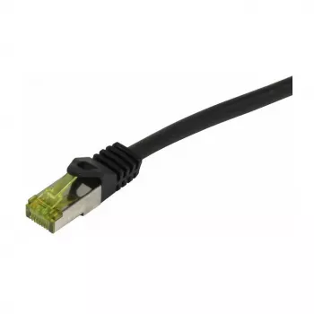 Synergy 21 Cable de parcheo RJ45 - CAT6A 500MHz - 0,25m - Negro - S-STP (S/FTP) - PUR Interior/Exterior/Industrial