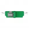 EFB Elektronik 53343.32 acoplador de fibra óptica LC/APC Dúplex, OS2 monomodo, verde, con obturador