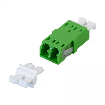 EFB Elektronik 53519.2 acoplador de fibra óptica LC/APC Dúplex, monomodo, verde