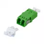EFB Elektronik 53519.2 acoplador de fibra óptica LC/APC Dúplex, monomodo, verde