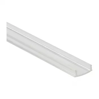 Synergy 21 Perfil en U LED ALU001-R PMMA difusor/cubierta transparente + ALU002-R, ALU003, ALU004, ALU007-R, ALU021, ALU024, ALU084, cubierta de plástico