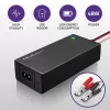 Qoltec 52665 Cargador de batería automático para baterías AGM GEL STD, 24V 2A 48W, indicador LED, cable 1,8m