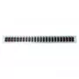 EFB Elektronik Panel frontal equipado con 24 x acoplador SC Dúplex OM4 Vertical, Negro