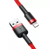 Baseus CALKLF-C09 Cable USB-A a Lightning 2 m Rojo
